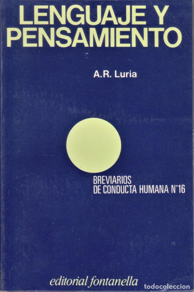 Libros de segunda mano: Lenguaje y pensamiento / LURIA, A.R. - Foto 1