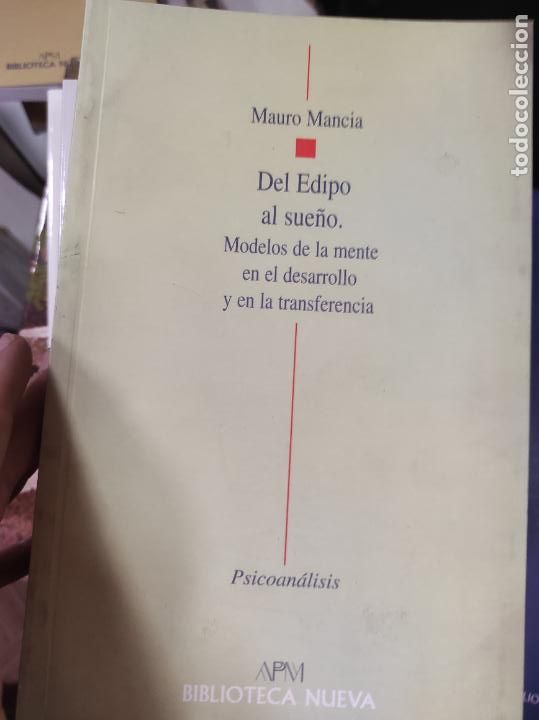 Libri di seconda mano: DEL EDIPO AL SUE&Ntilde;O - MANCIA,MAURO