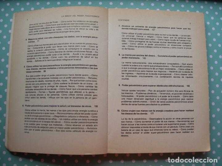 Libros de segunda mano: LA MAGIA DEL PODER PSICOT&Oacute;NICO / ROBERT B. STONE / PSICOLOG&Iacute;A - Foto 3