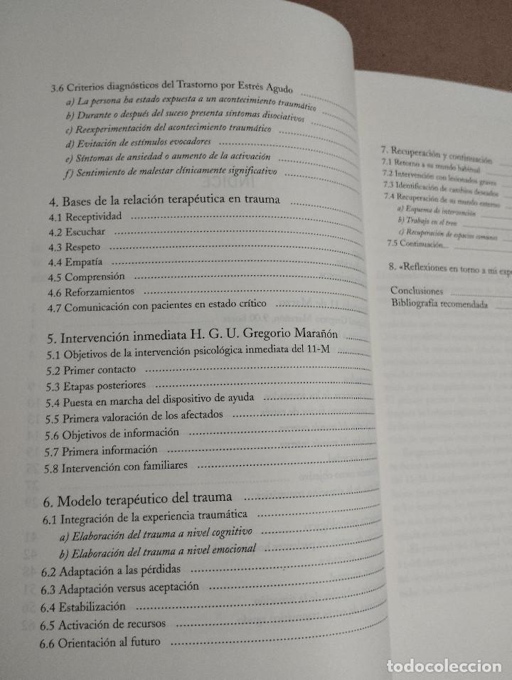 Libros de segunda mano: SUPERANDO EL TRAUMA. LA VIDA TRAS EL 11-M (VV. AA.) - Foto 3