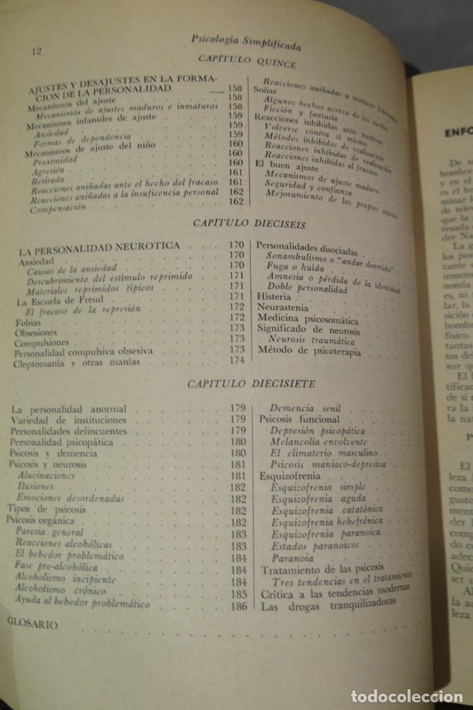 Libros de segunda mano: PSICOLOGIA SIMPLIFICADA. SPERLING - Foto 7