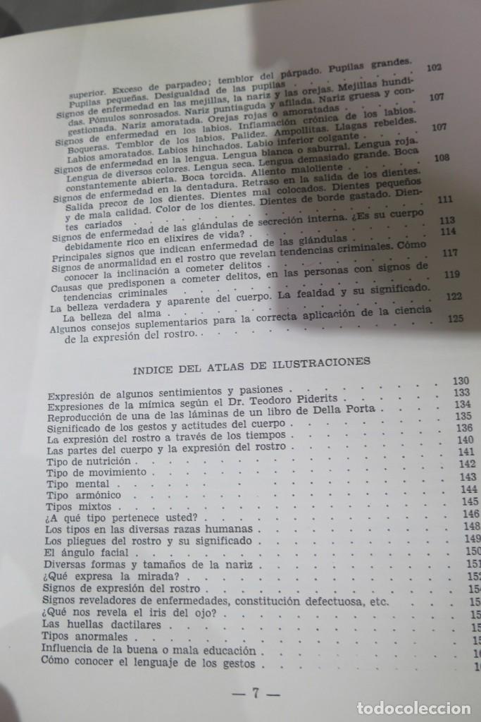 Libros de segunda mano: EXPRESI&Oacute;N DEL ROSTRO COMO CONOCER A LAS PERSONAS. Wander - Foto 4