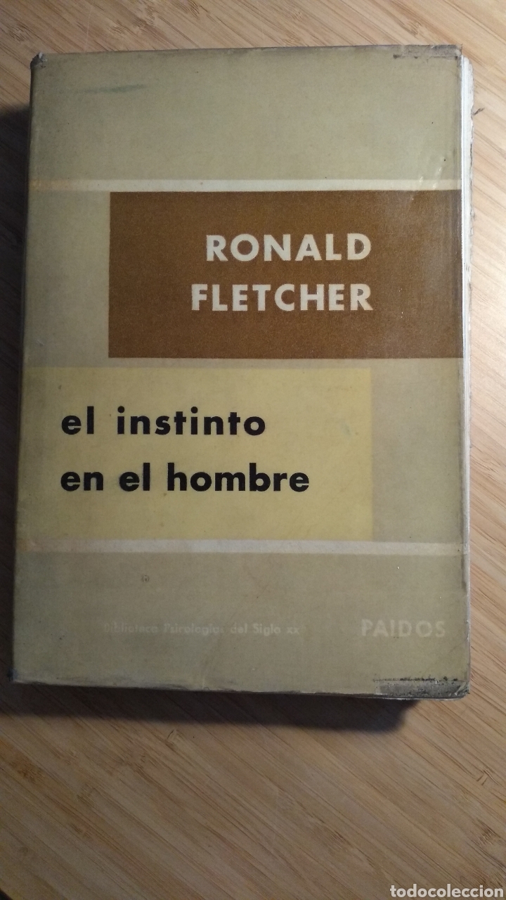 Second hand books: El instinto en el hombre, a la luz de ultimas investigaciones en psicologia comparada- R. Fletcher