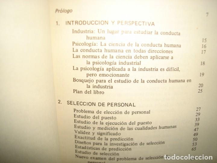 Libros de segunda mano: 39- PSICOLOG&Iacute;A INDUSTRIAL - MARVIN D. DUNNETTE - Foto 4