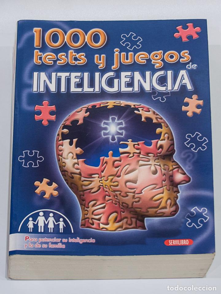Libros de segunda mano: 1000 TESTS Y JUEGOS DE INTELIGENCIA. SERVILIBRO EDICIONES, S.A. - Foto 1