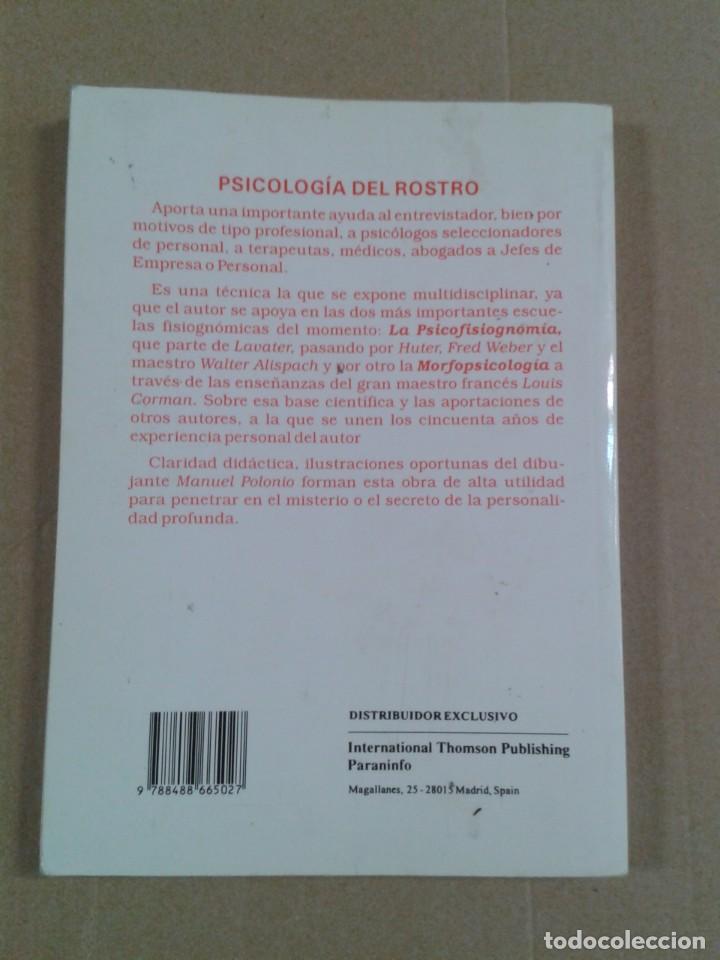 Libros de segunda mano: PSICOLOGIA DEL ROSTRO. MAURICIO XANDRO. CL - Foto 2