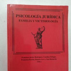 Libros de segunda mano: PSICOLOGIA JURIDICA. FAMILIA Y VICTIMOLOGIA. Lote 366000771