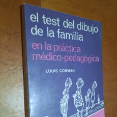 Libros de segunda mano: EL TEST DEL DIBUJO DE LA FAMILIA. LOUIS CORMAN. EN LA PRÁCTICA MÉDICO-PEDAGÓGICA. BUEN ESTADO. Lote 368865756