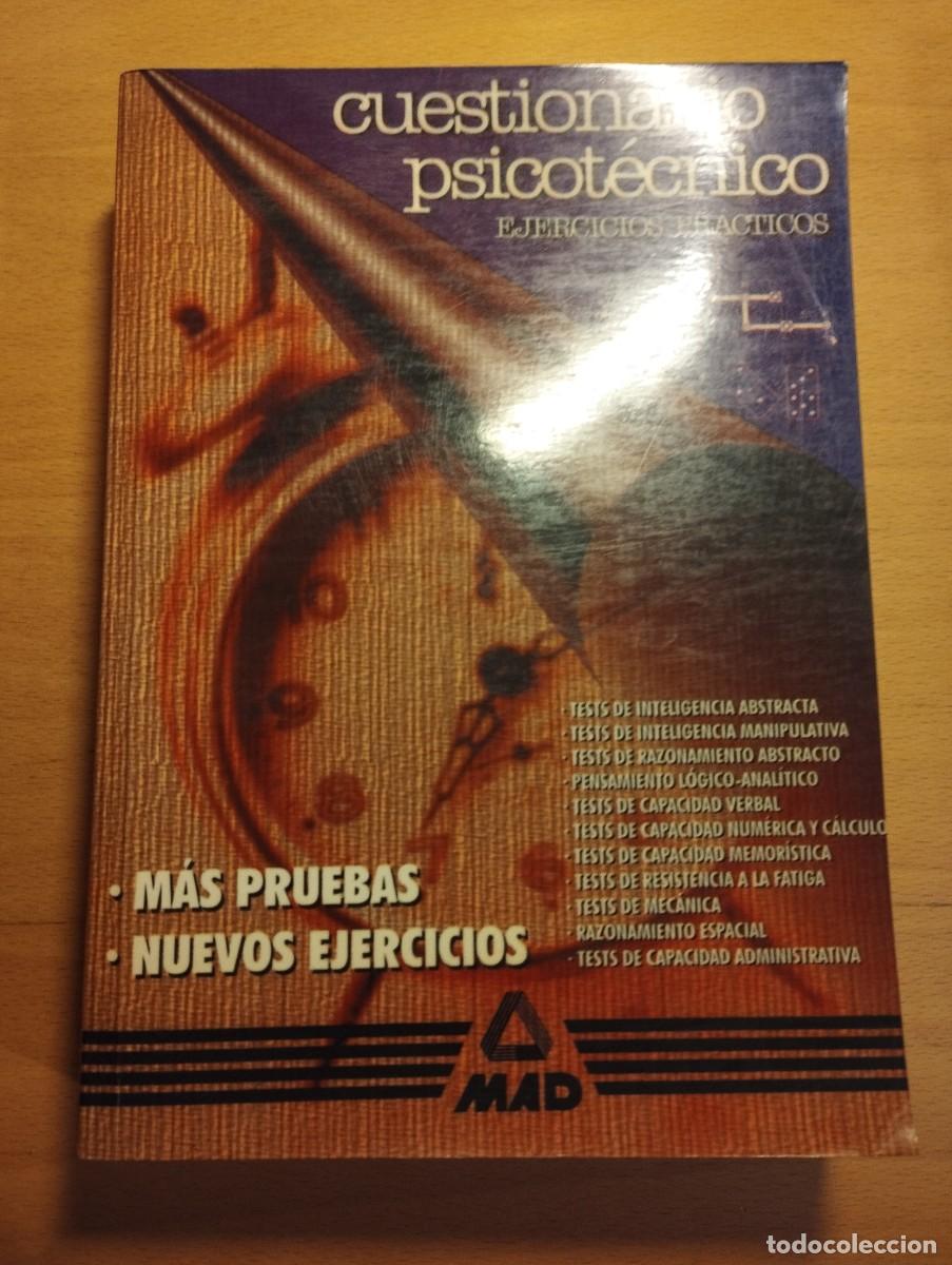 Libros de segunda mano: CUESTIONARIO PSICOT&Eacute;CNICO. EJERCICIOS PR&Aacute;CTICOS (MAD EDITORIAL) - Foto 1