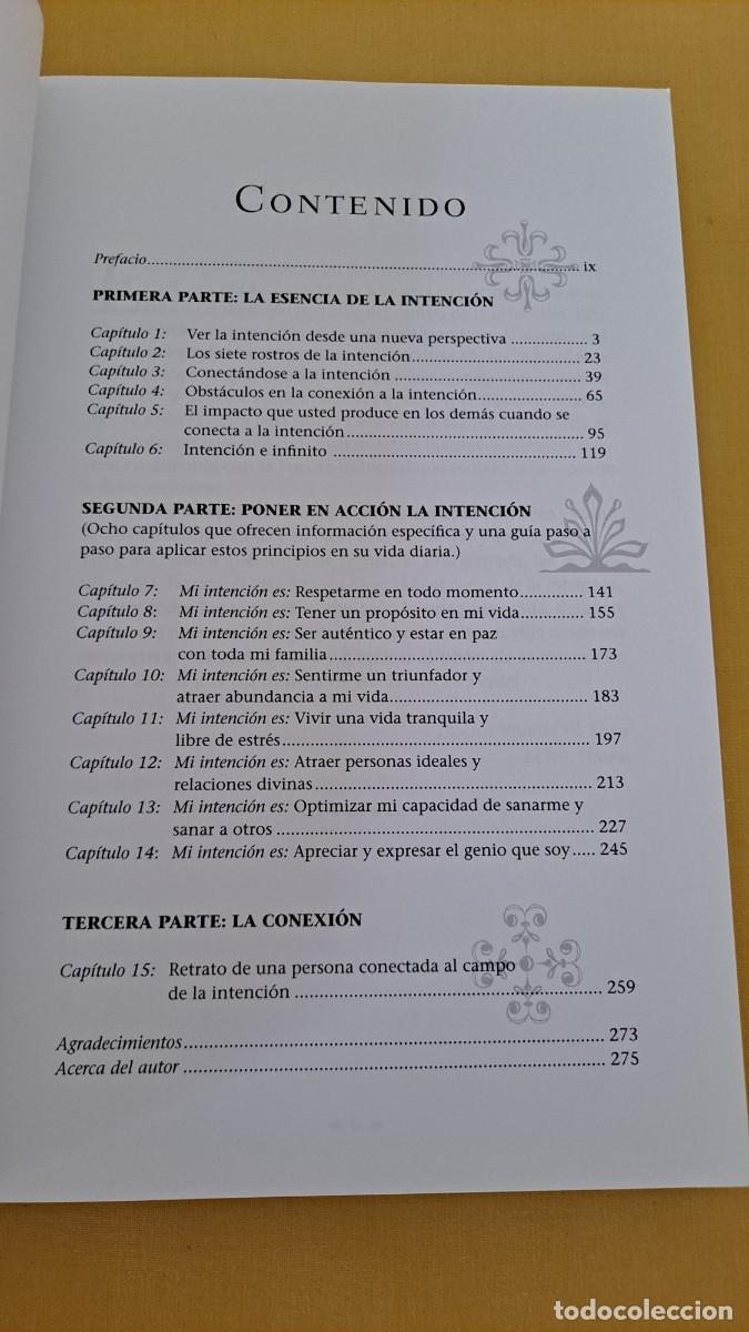 Libros de segunda mano: DOCTOR WAYNE W. DYER - EL PODER DE LA INTENCI&Oacute;N - 2009 - Foto 3