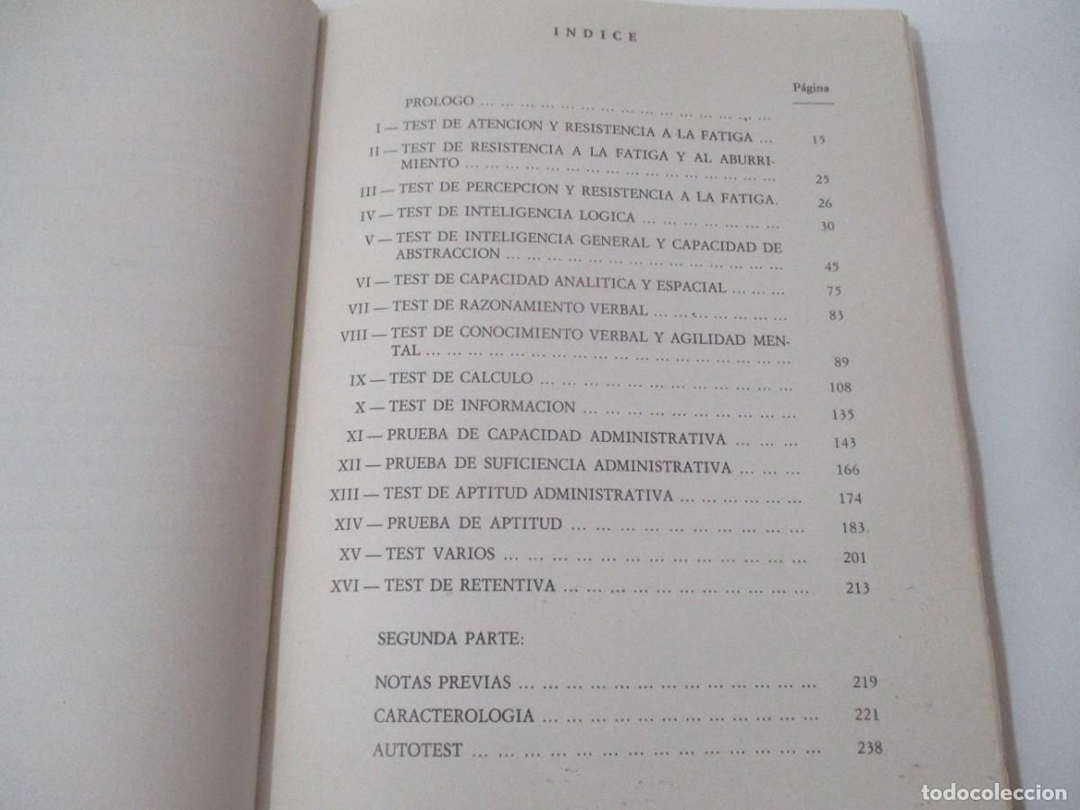 Libros de segunda mano: TEST DE PSICOTECNIA w15103 - Foto 2