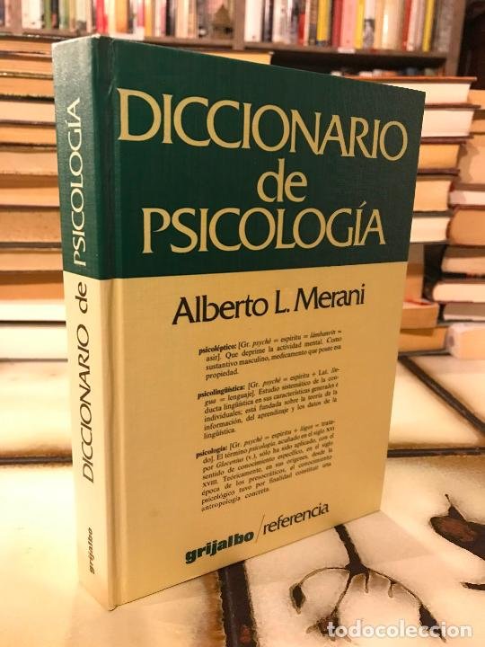 Mano Merani diccionario de psicología. alberto l. merani. p - Compra venta en ...