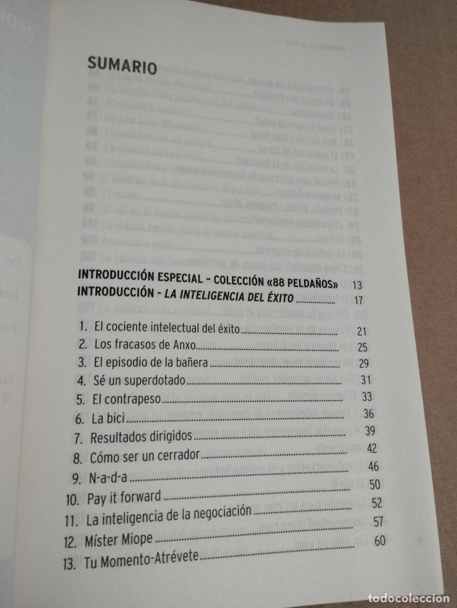 Libros de segunda mano: LA INTELIGENCIA DEL &Eacute;XITO (ANXO P&Eacute;REZ) - Foto 3
