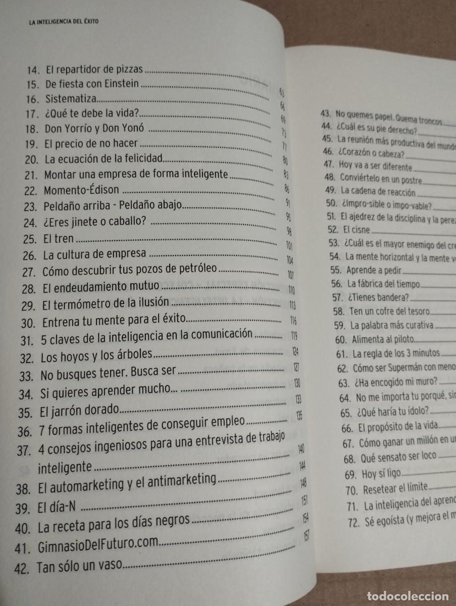 Libros de segunda mano: LA INTELIGENCIA DEL &Eacute;XITO (ANXO P&Eacute;REZ) - Foto 4