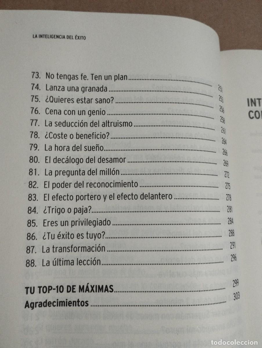 Libros de segunda mano: LA INTELIGENCIA DEL &Eacute;XITO (ANXO P&Eacute;REZ) - Foto 6
