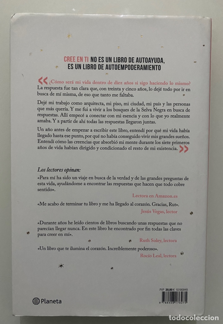Libros de segunda mano: Cree en ti. Descubre el poder de transformar tu vida - NIEVES, Rut - Foto 2