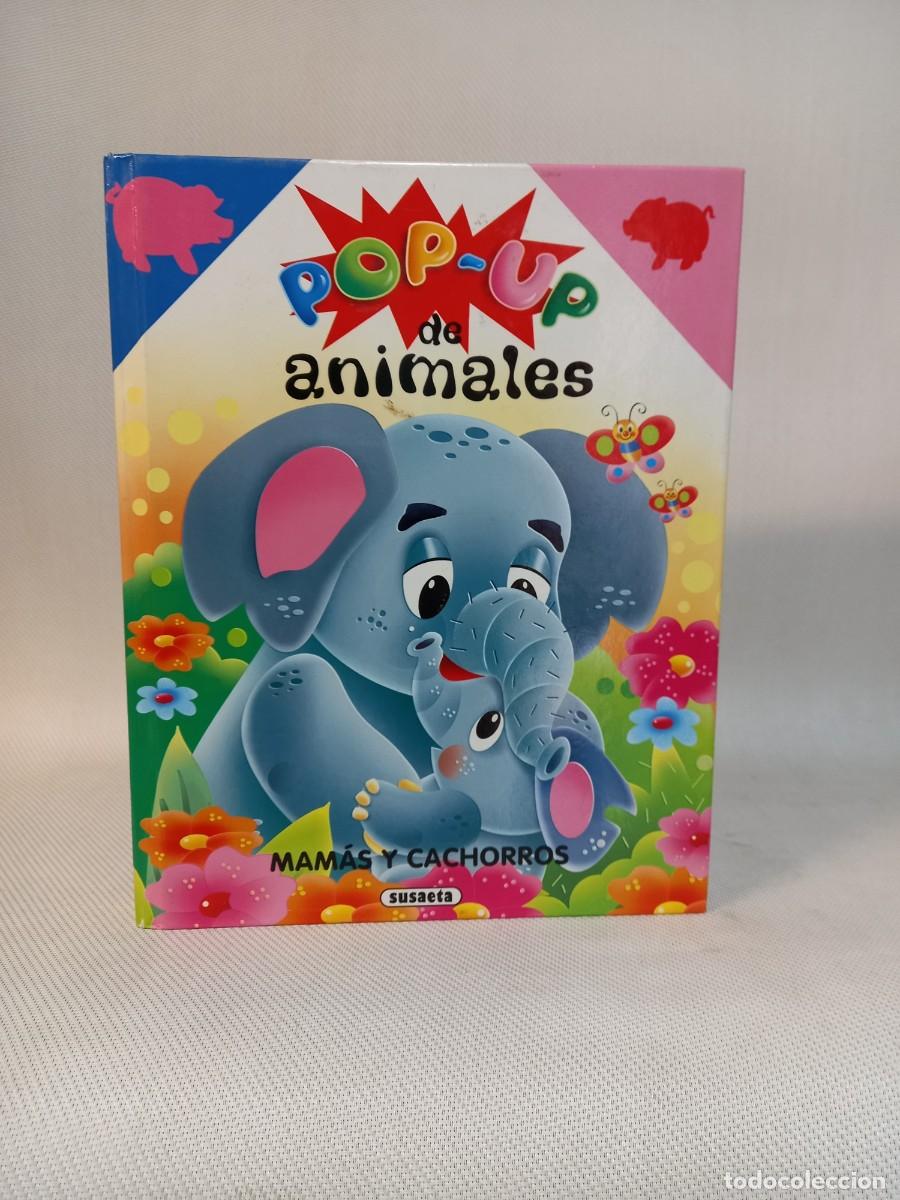 Libros de segunda mano: Pop-Up de animales. Mamas y cachorros. Susaeta