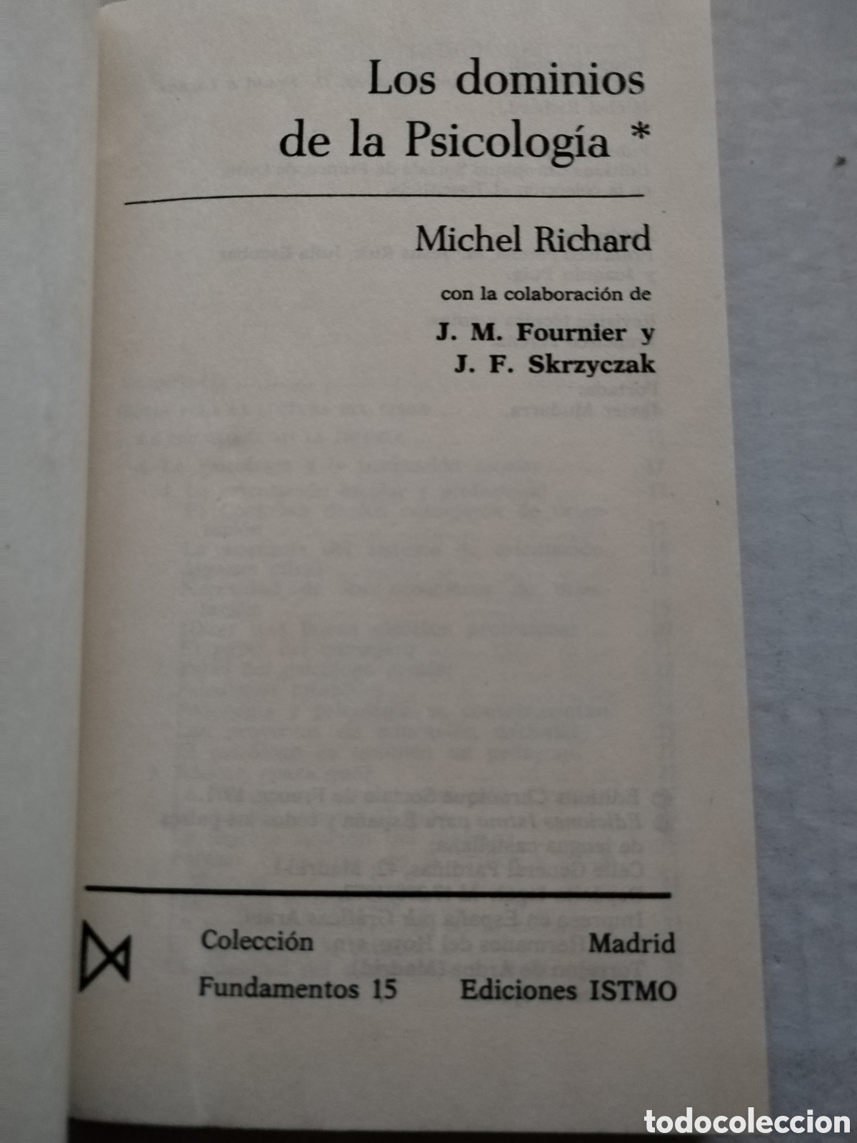 Libros de segunda mano: LOS DOMINIOS DE LA PSICOLOG&Iacute;A - Foto 2