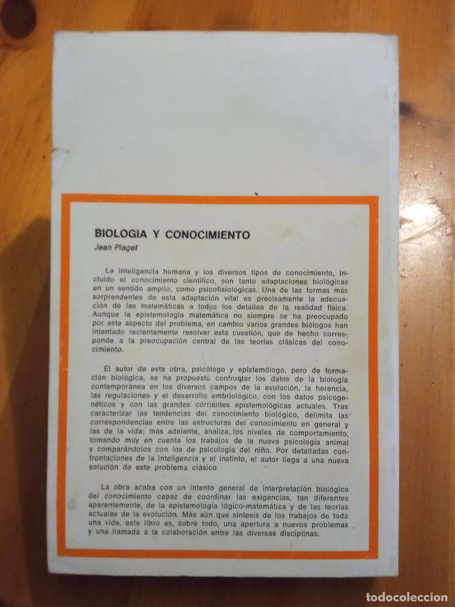 libro biolog a y conocimiento jean piaget si Compra venta en