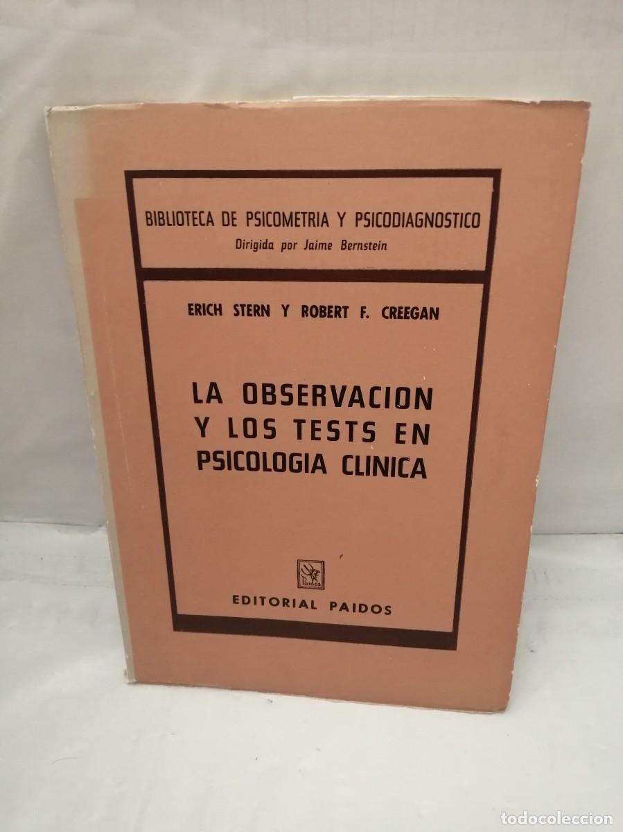Gebrauchte B&uuml;cher: LA OBSERVACI&Oacute;N Y LOS TESTS EN PSICOLOG&Iacute;A CL&Iacute;NICA