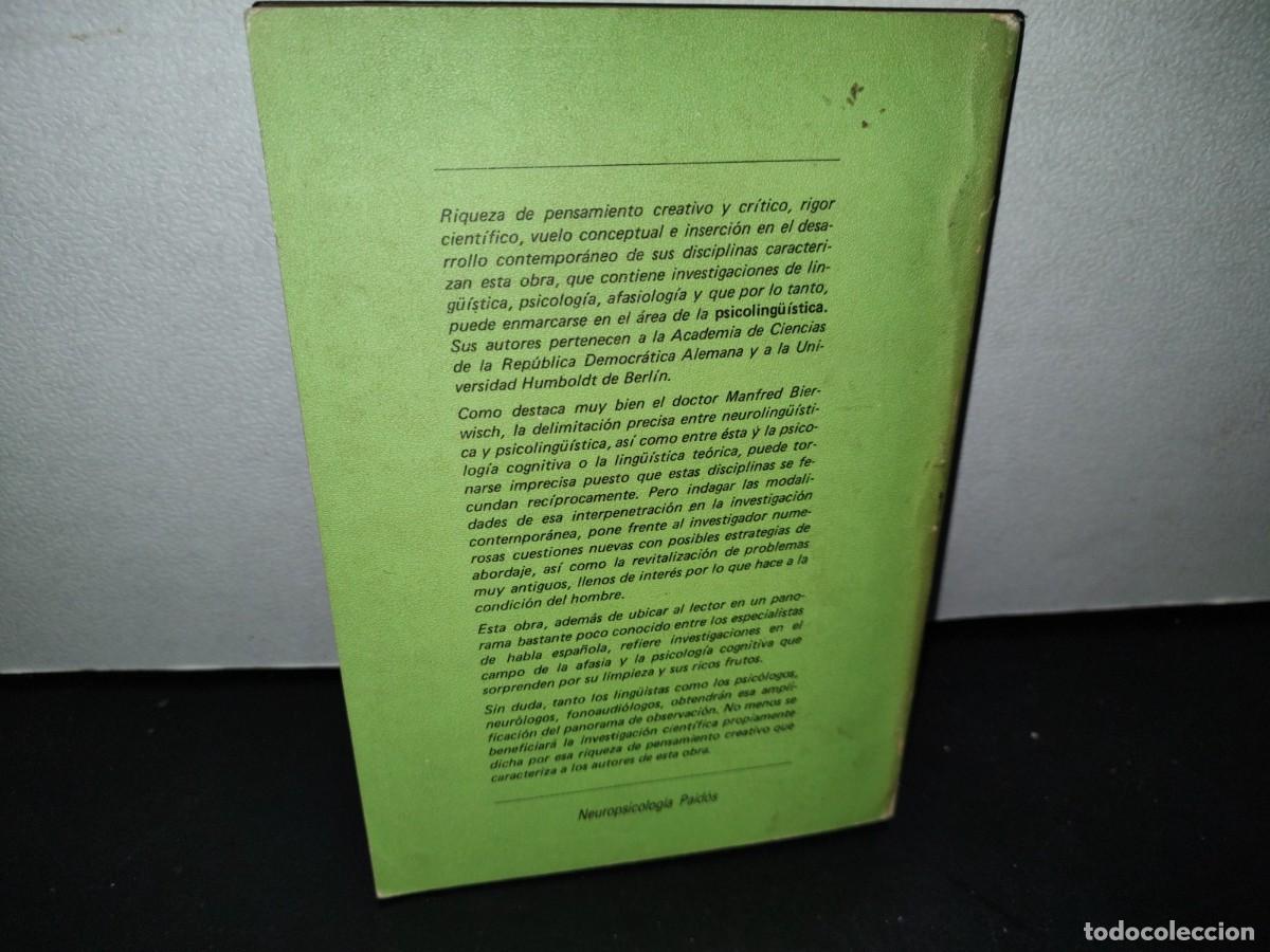 Libros de segunda mano: 55- EFECTOS PSICOL&Oacute;GICOS DE LOS COMPONENTES ESTRUCTURALES DEL LENGUAJE - M. BIERWISCH - Foto 3