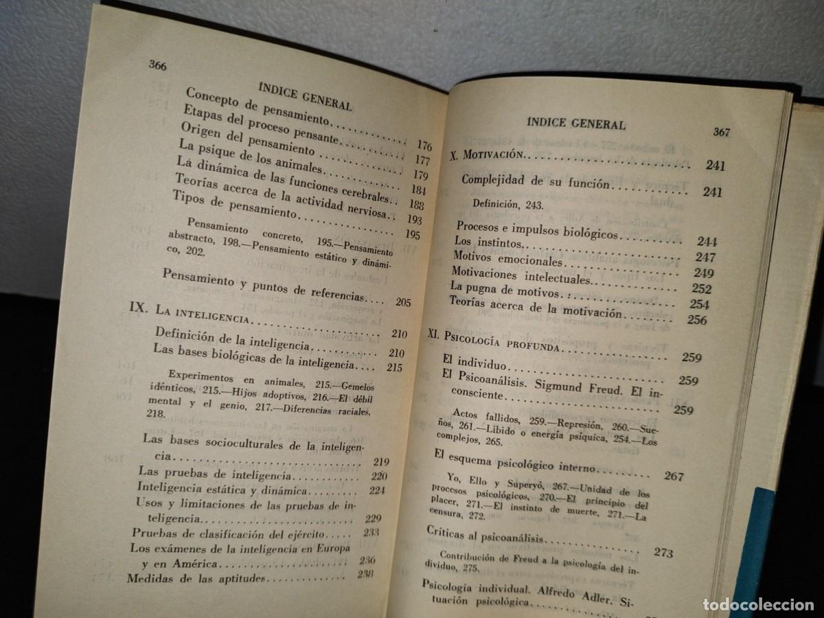 Libros de segunda mano: 55- INTRODUCCI&Oacute;N A LA PSICOLOG&Iacute;A - WERNER WOLFF - Foto 7