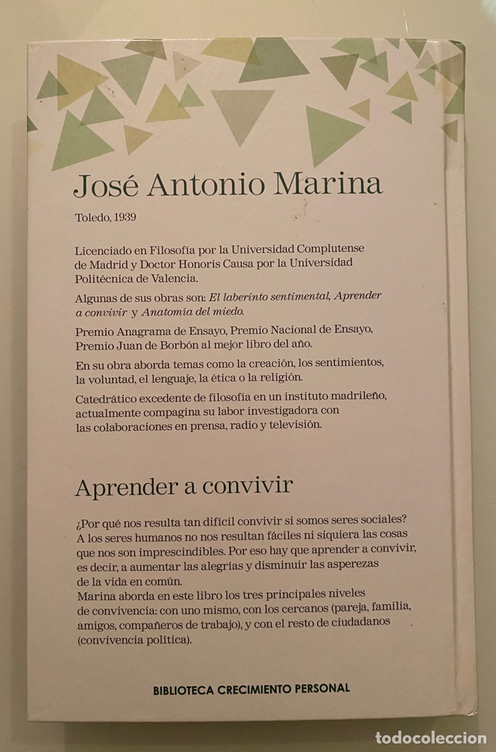 Libros de segunda mano: Aprender a convivir - MARINA, Jos&eacute; Antonio - Foto 2