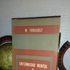 Libros de segunda mano: ENFERMEDAD MENTAL Y PERSONALIDAD - M. FOUCAULT - EDITORIAL PAIDOS BUENOS AIRES 1ª EDICIÓN 1961