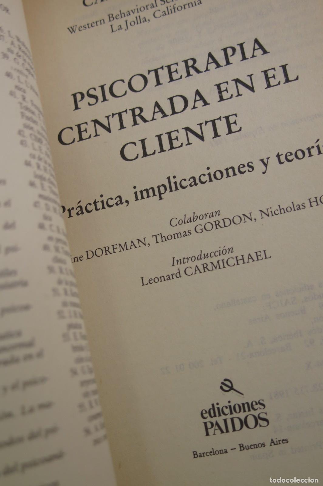 Libros de segunda mano: psicoterapia centrada en el cliente. carl r rogers - Foto 3