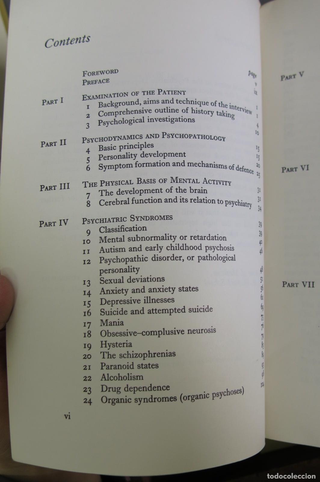 Libros de segunda mano: U. C. H. Notes on Psychiatry. VV.AA - Foto 3