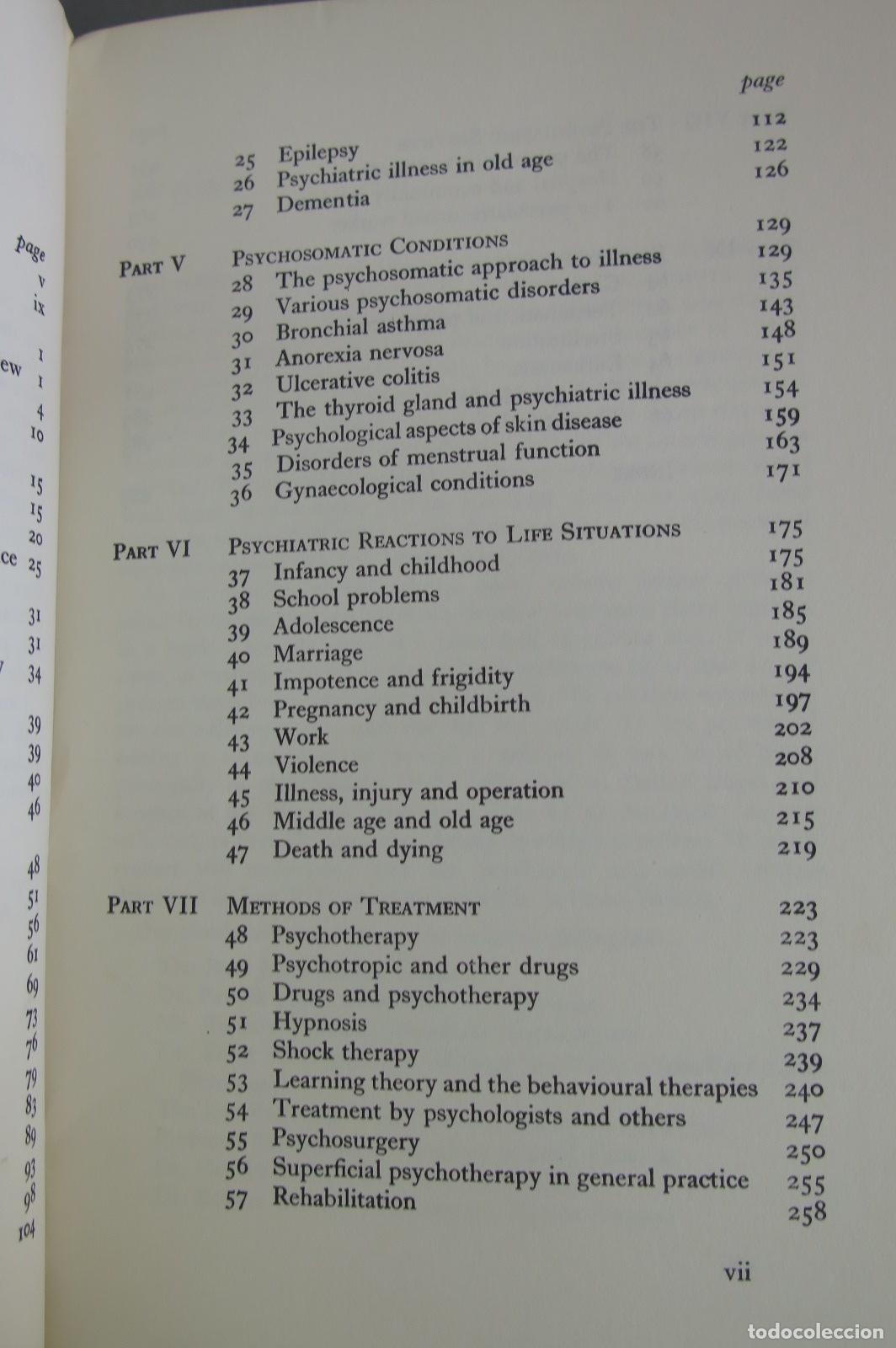 Libros de segunda mano: U. C. H. Notes on Psychiatry. VV.AA - Foto 4