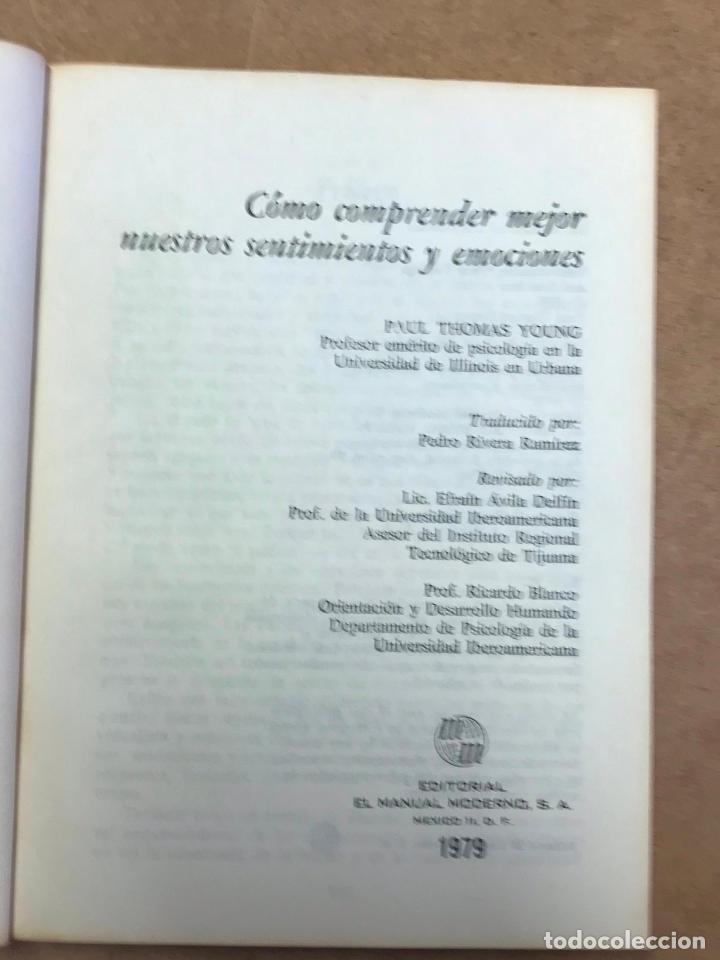 Libros de segunda mano: COMO ENTENDER NUESTROS SENTIMIENTOS EMOCIONES YOUNG - Foto 2