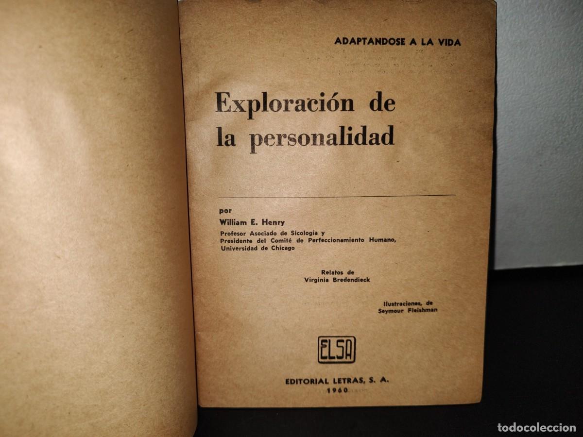 Libros de segunda mano: 61- EXPLORACI&Oacute;N DE LA PERSONALIDAD - WILLIAM E. HENRY - Foto 3