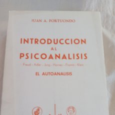 Libros de segunda mano: INTRODUCCIÓN AL PSICOANÁLISIS. JUAN PORTUONDO. Lote 390512719