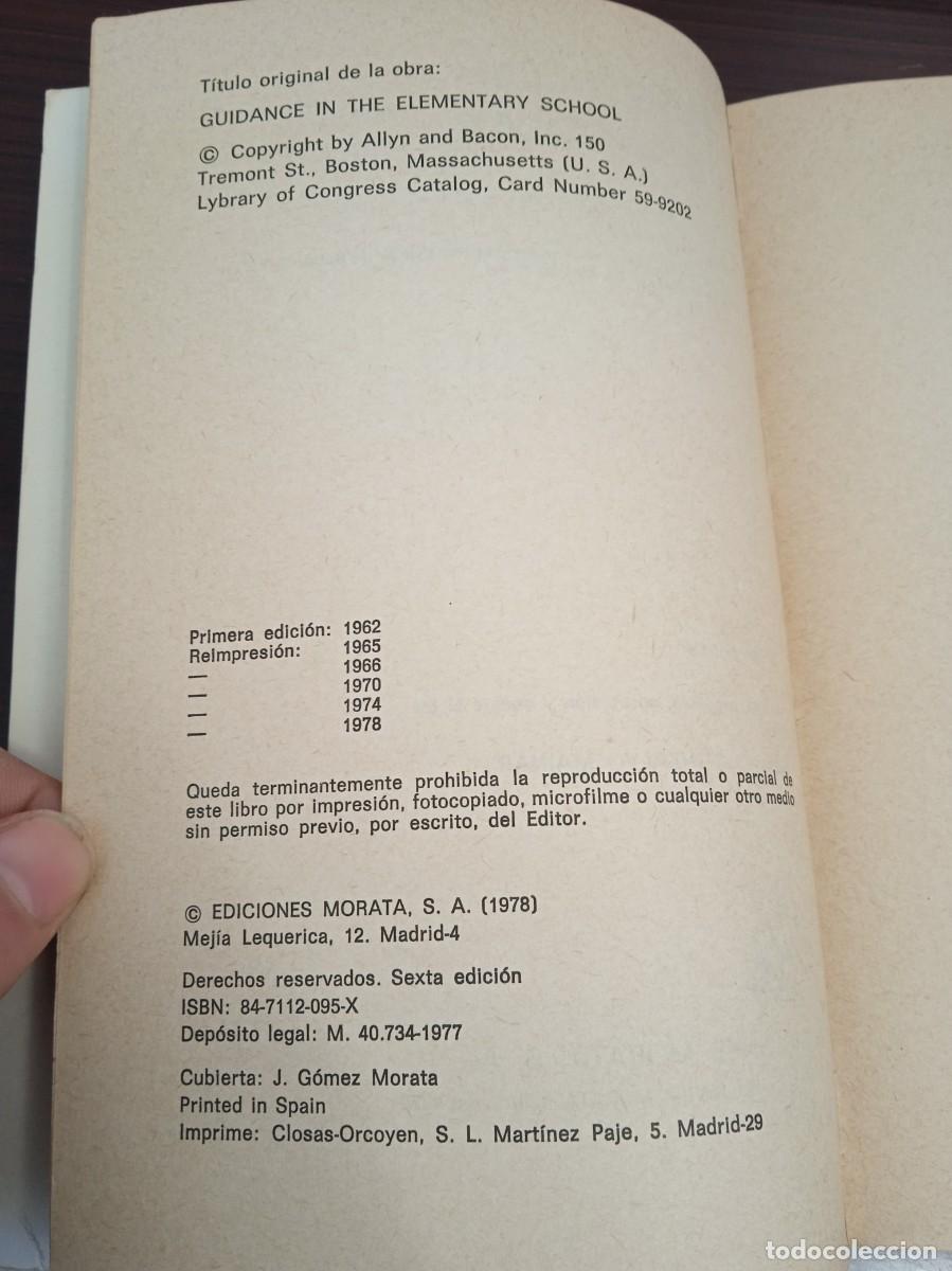 Libros de segunda mano: Orientaci&oacute;n del escolar. Robert H. Knapp. Ediciones Morata. - Foto 3