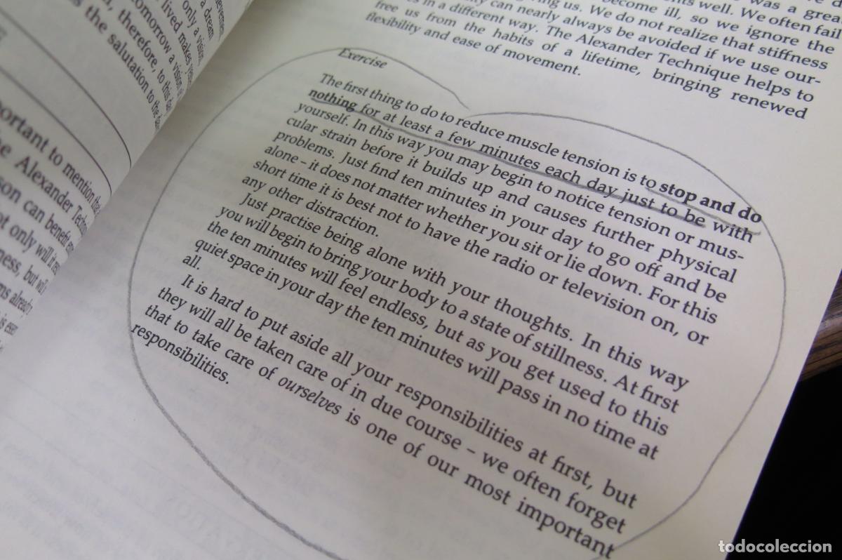 Libros de segunda mano: The Alexander technique workbook. Richard Brennan - Foto 2