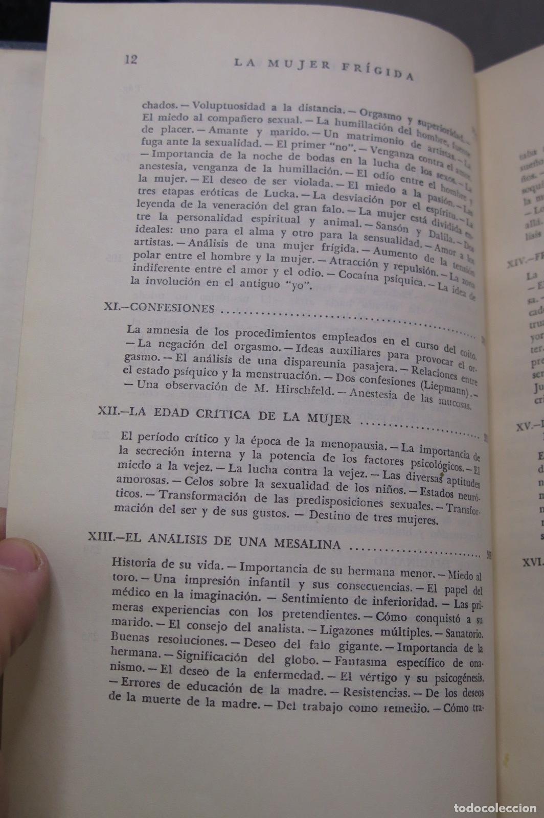 Libros de segunda mano: La mujer fr&iacute;gida. STEKEL - Foto 5