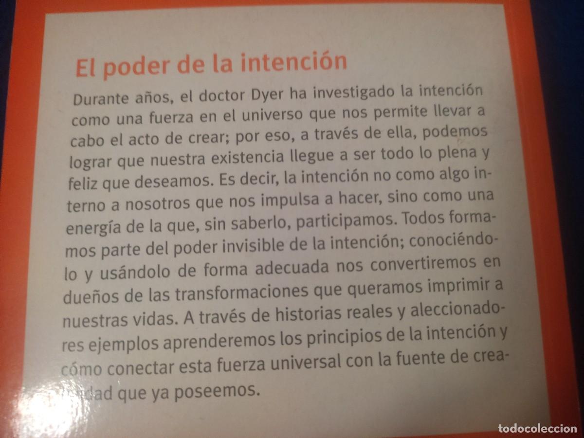 Libros de segunda mano: El Poder de la Intenci&oacute;n Wayne W. Dyer Editorial Random House Mondadori 2006 - Foto 4