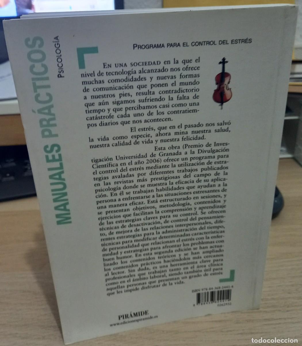 Libros de segunda mano: PROGRAMA PARA EL CONTROL DEL ESTR&Eacute;S - ROBLES ORTEGA / PERALTA RAM&Iacute;REZ - Foto 2