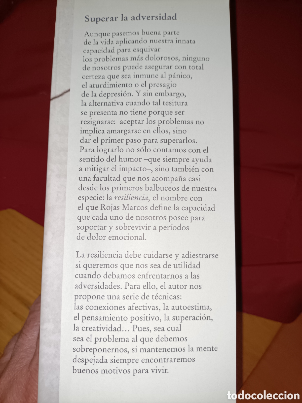 Libros de segunda mano: Superar la adversidad. El poder de la resiliencia. Luis Rojas Marcos. C&iacute;rculo. Espasa - Foto 3