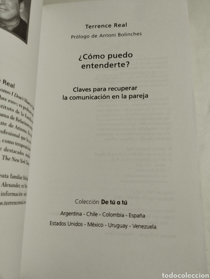 Libros de segunda mano: &iquest;C&Oacute;MO PUEDO ENTENDERTE? (TERRENCE REAL) - Foto 2