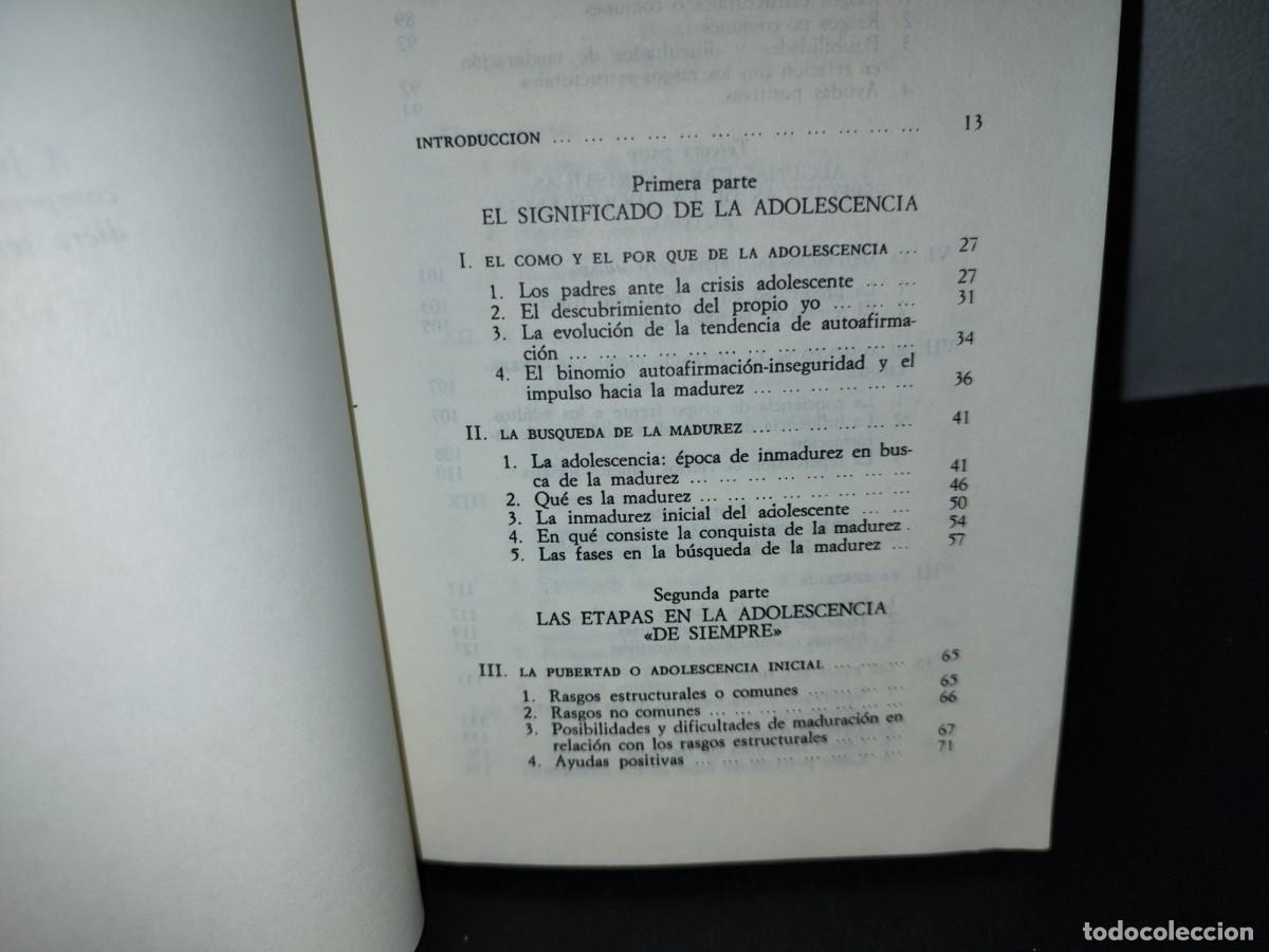 Libros de segunda mano: 69- LOS ADOLESCENTES Y SUS PROBLEMAS - GERARDO CASTILLO - Foto 5
