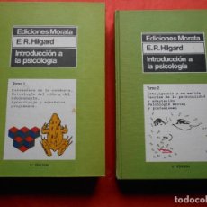 Libros de segunda mano: INTRODUCCIÓN A LA PSICOLOGIA E. R. HILGARD EDICIONES MORATA TOMO I Y II. Lote 401448554