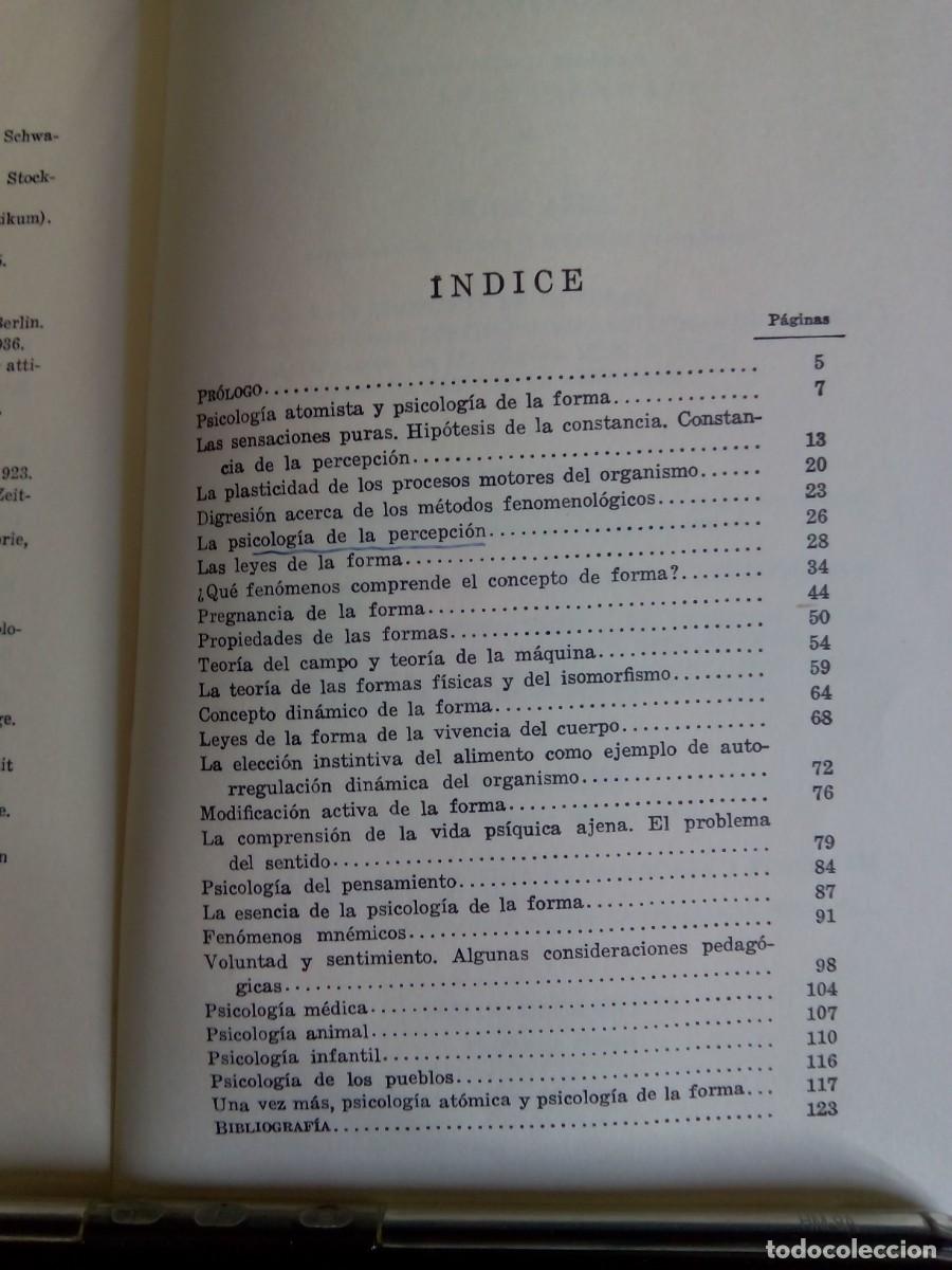 Libros de segunda mano: PSICOLOG&Iacute;A DE LA FORMA / DAVID KATZ - Foto 6