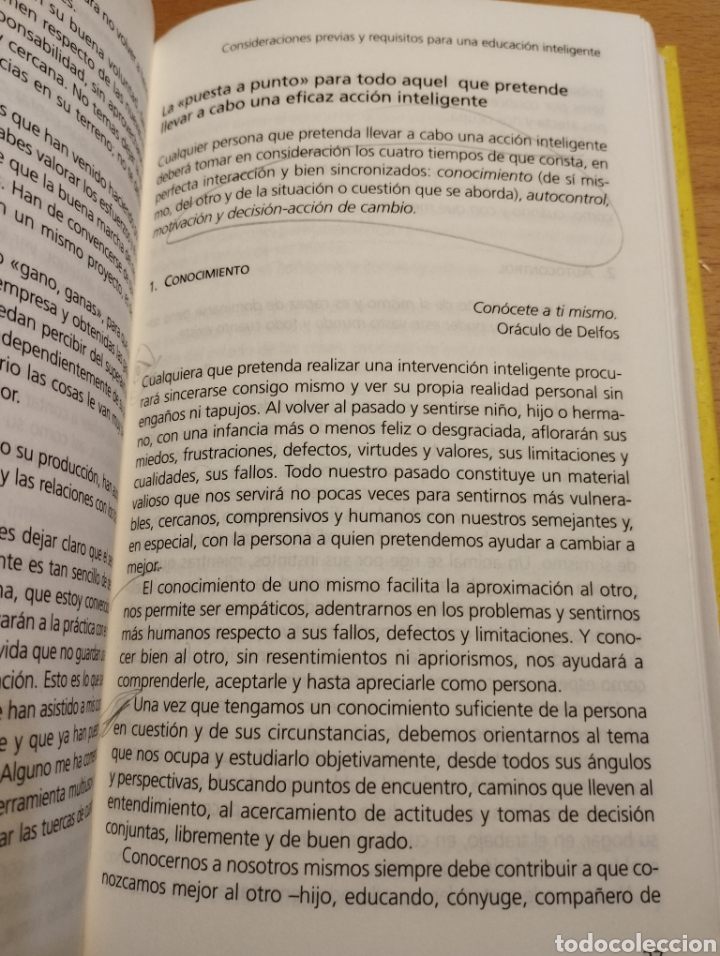 Libros de segunda mano: LA EDUCACI&Oacute;N INTELIGENTE (BERNAB&Eacute; TIERNO) - Foto 7