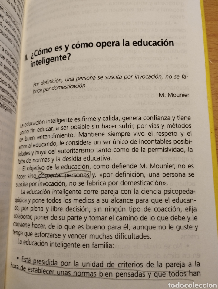 Libros de segunda mano: LA EDUCACI&Oacute;N INTELIGENTE (BERNAB&Eacute; TIERNO) - Foto 11