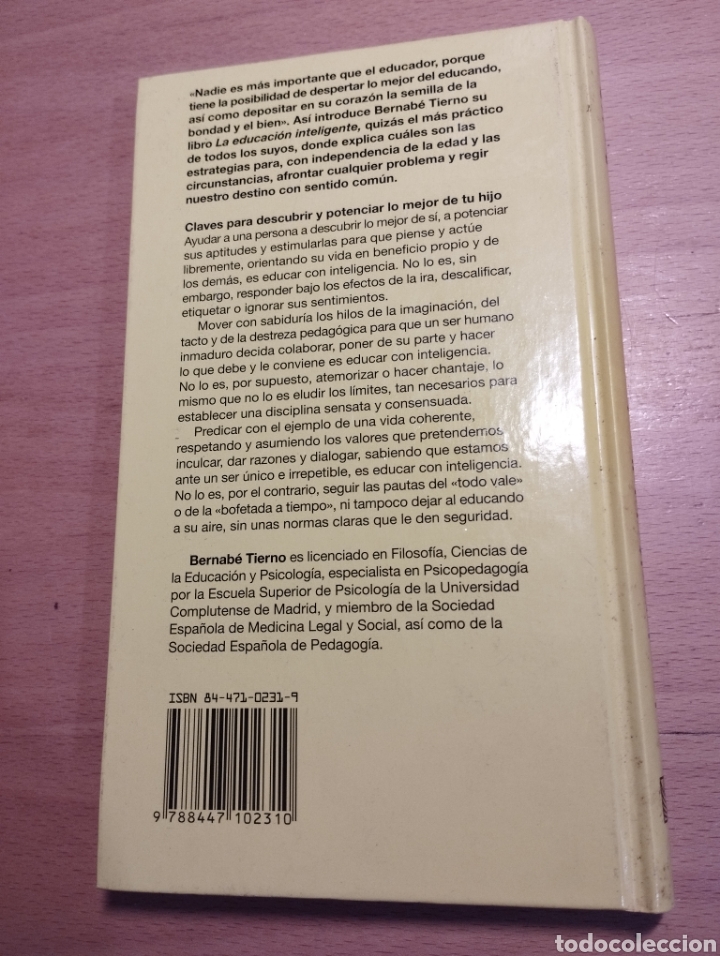 Libros de segunda mano: LA EDUCACI&Oacute;N INTELIGENTE (BERNAB&Eacute; TIERNO) - Foto 12