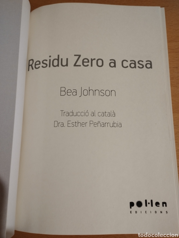 Libros de segunda mano: RESIDU ZERO A CASA (BEA JOHNSON) - Foto 2