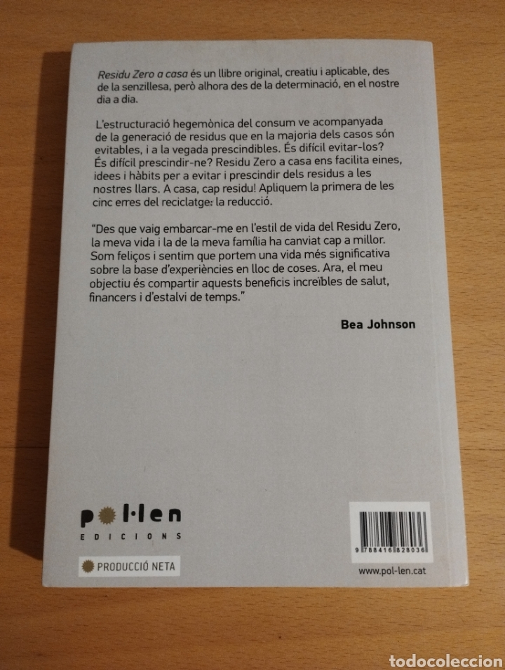 Libros de segunda mano: RESIDU ZERO A CASA (BEA JOHNSON) - Foto 4