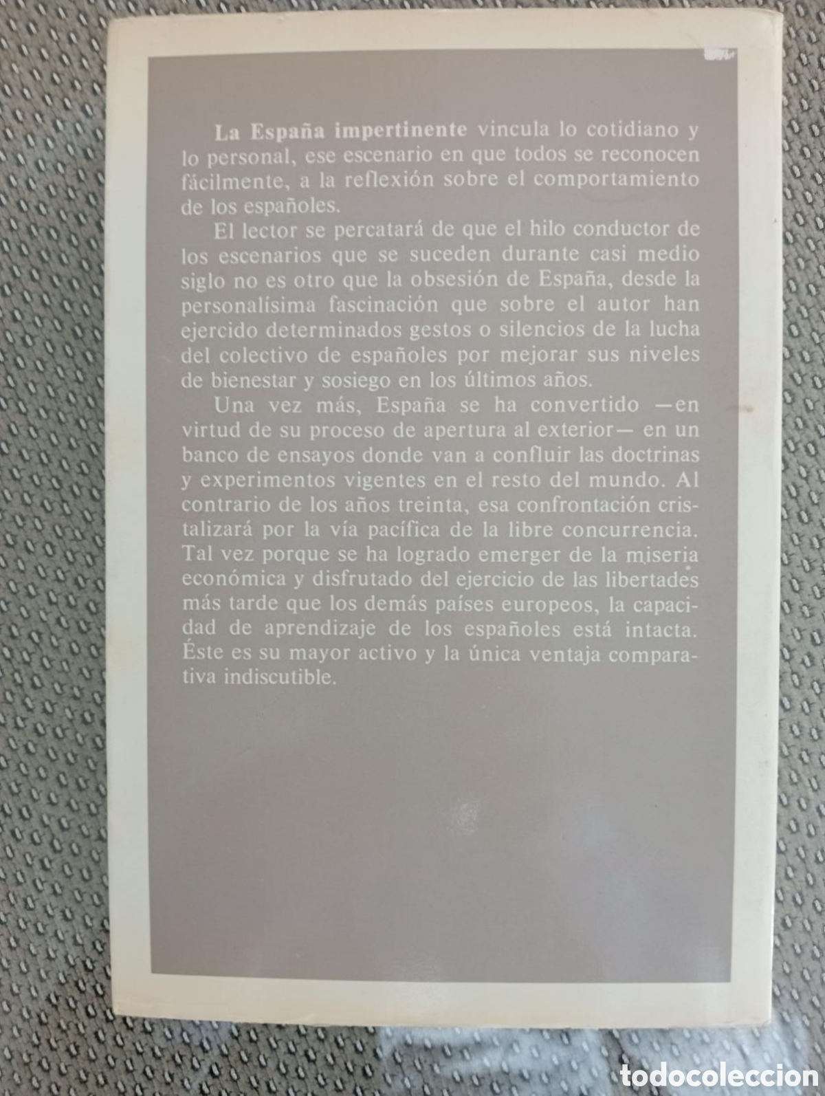 Libros de segunda mano: La Espa&ntilde;a impertinente / Eduard Punset - Foto 3